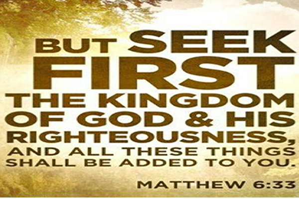 Matthew 6:33
